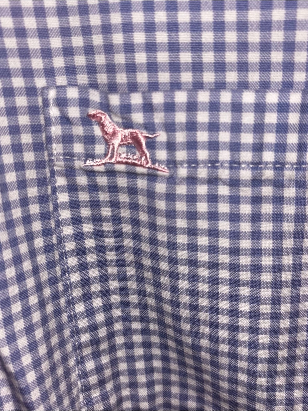 Over Under The Liberty Shirt men’s small light blue gingham button down shirt